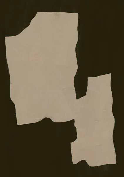 Modernist Cut-Out Silhouette in Black & Beige - Little Dean