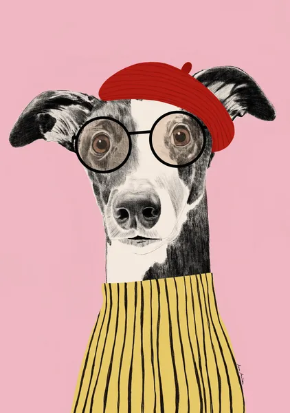 Dog with a beret - El buen limon