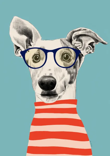 Dog with glasses - El buen limon