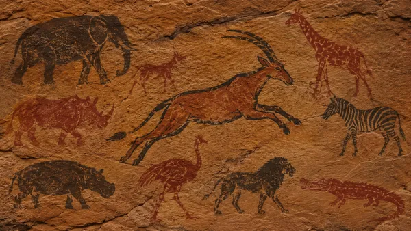古代洞窟壁画 ― 野生の記憶 - 都合賢一