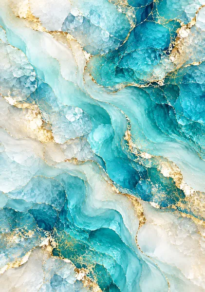 蒼晶の泉 - 光を抱くアクアクリスタル Azure Crystal Spring - Aqua Crystals Embracing the Light - Yuzy
