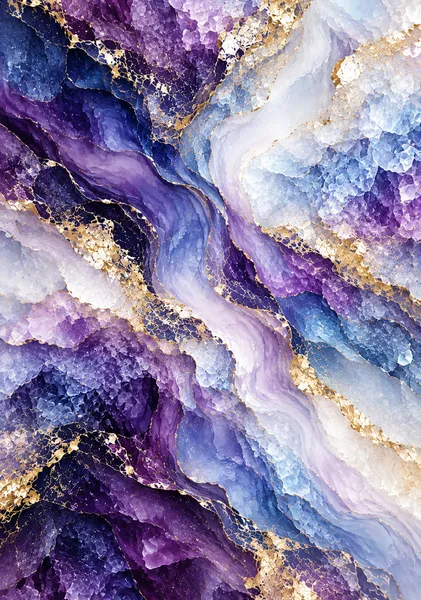紫晶の夢 - 星明かりを抱くクリスタル Amethyst Dream - Crystals Embracing Starlight - Yuzy