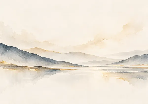 静水の彼方 - 霧光に浮かぶ静寂 | Beyond Still Water - Serenity in the Misty Light - Yuzy