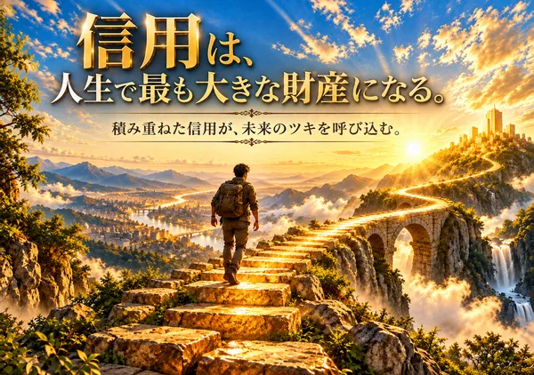 積み重ねた信用が呼ぶ未来のツキ（つみかさねたしんようがよぶみらいのつき） - ジーラック