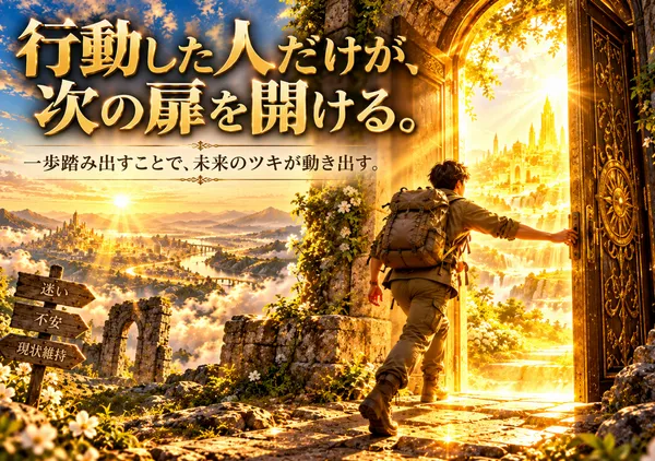 一歩の行動が開く未来の扉（いっぽのこうどうがひらくみらいのとびら） - ジーラック