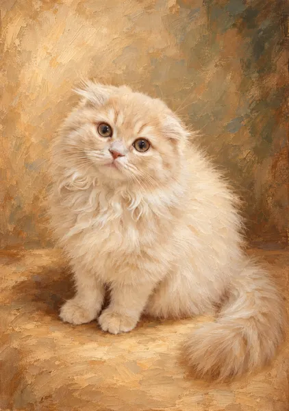 Golden Whiskers – A Timeless Feline Portrait　【黄金色のひげ ― 時を超える猫の肖像画】 - ゐらの