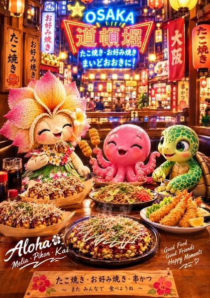 Osaka Melia Pikon and Kai - Cyndy S
