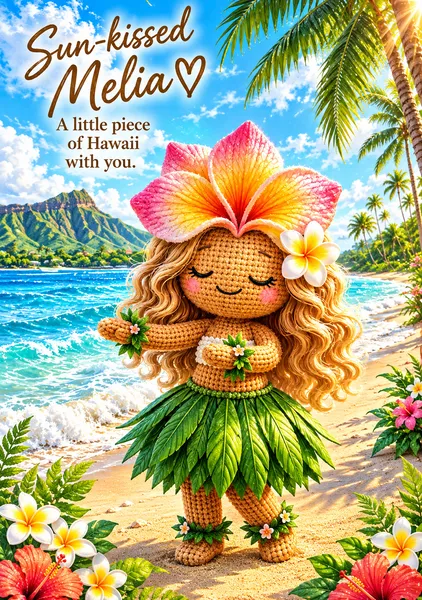 Sun Kissed Melia Hula Dancer - Cyndy S