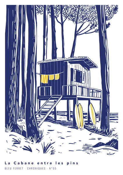 La cabane entre les pins -- Bleu Ferret #05 - Kilmo Studio