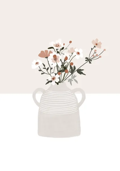 Pottery and Flowers - Anemone - Michal Marko