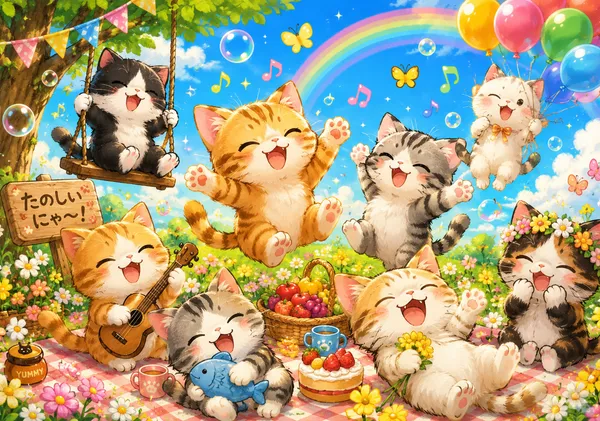 開運ネコ　Lucky Cat - マサト