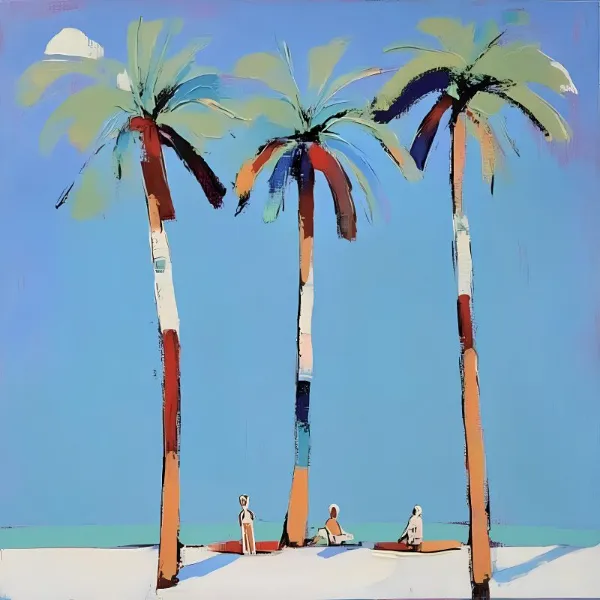 Three Palm Trees - Elena Avanesova