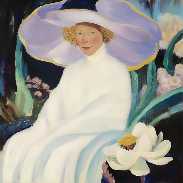 Woman In White - Elena Avanesova
