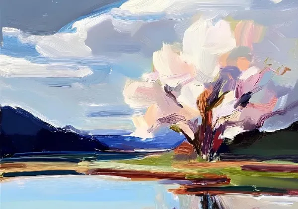 Tree By The Lake - Elena Avanesova