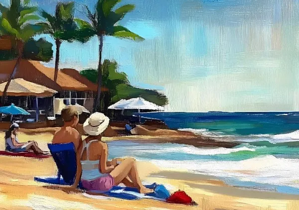 people-relaxing-on-the-beach - Elena Avanesova