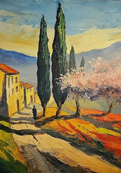 cypress trees - Elena Avanesova