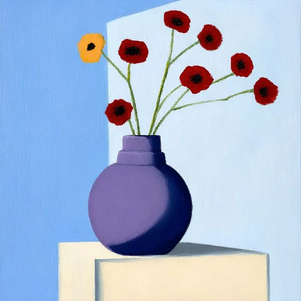 Purple Vase Study - Elena Avanesova