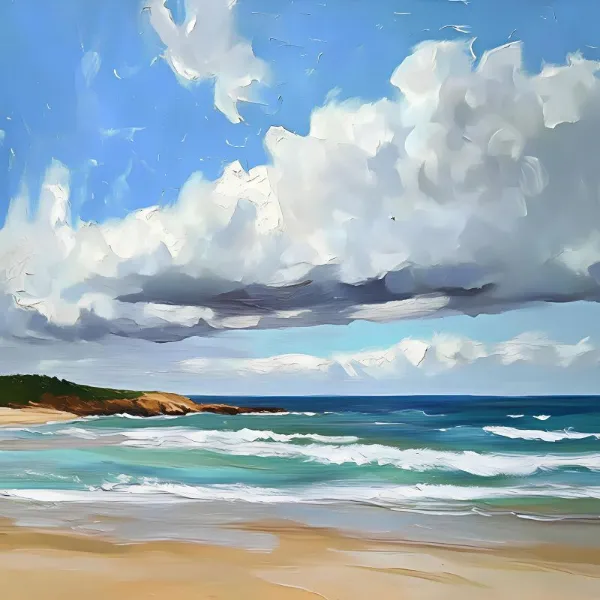 Cloudy Day At The Beach - Elena Avanesova