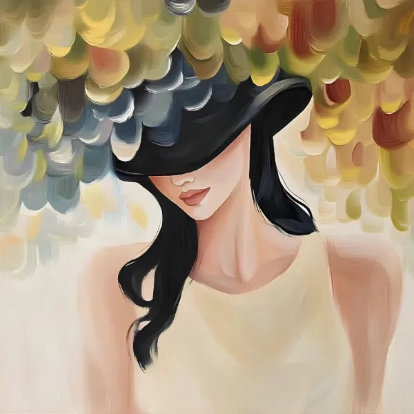 Woman In A Hat - Elena Avanesova