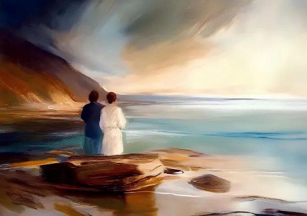Couple At The Beach - Elena Avanesova