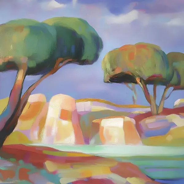 Cypress Trees - Elena Avanesova
