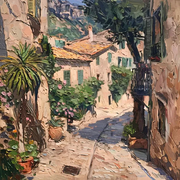 Street In Mallorca - Elena Avanesova