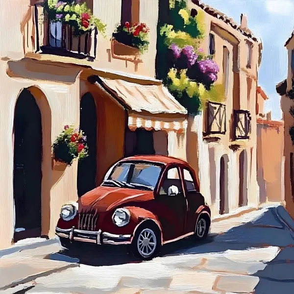 Old Car On The Street - Elena Avanesova