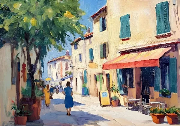Street Scene In Mallorca - Elena Avanesova