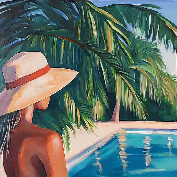 Hat By The Pool - Elena Avanesova