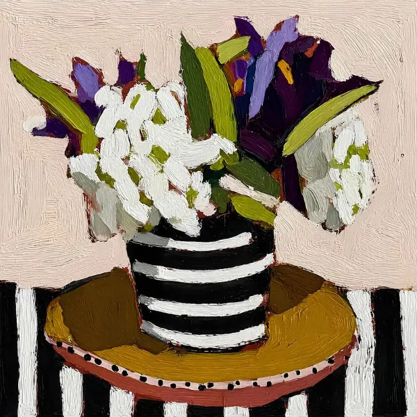 Striped Vase Bouquet - Elena Avanesova