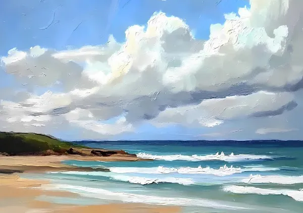 Cloudy Day At The Beach - Elena Avanesova