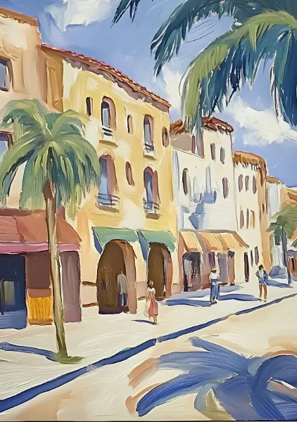Palm Trees On the Street - Elena Avanesova