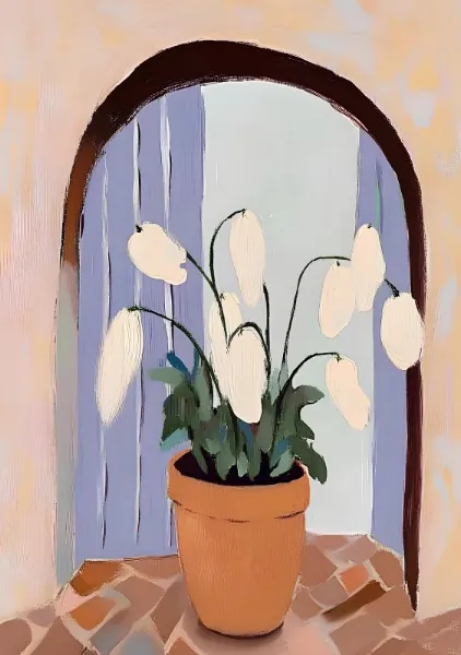 Snowdrops In A Pot - Elena Avanesova