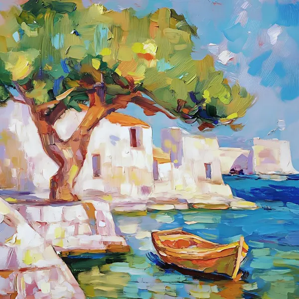 Boat By the Sea - Elena Avanesova