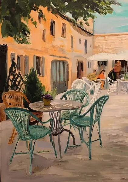 street cafe - Elena Avanesova
