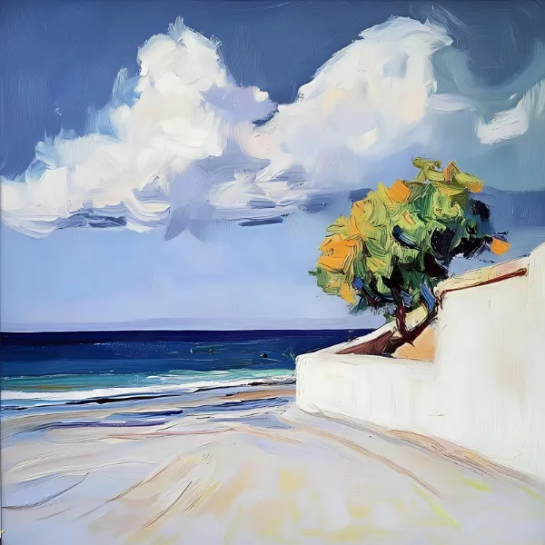 Tree On the Beach - Elena Avanesova
