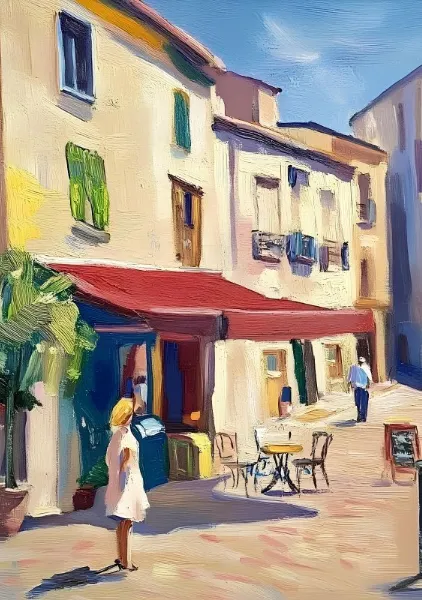 Street Scene In Mallorca - Elena Avanesova