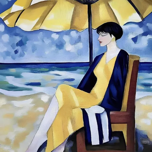 Woman At The Beach - Elena Avanesova