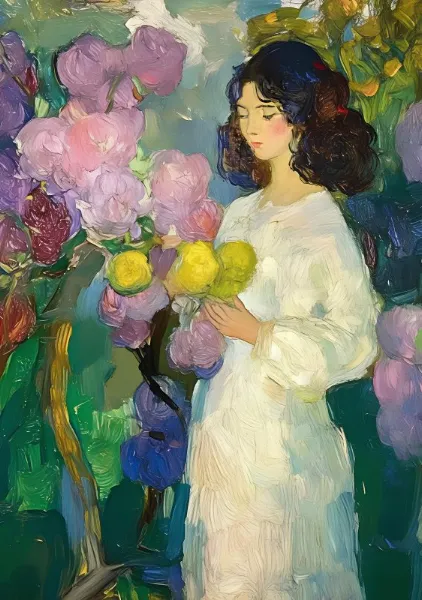 Girl In the Garden - Elena Avanesova
