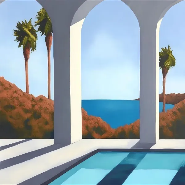 landscape of palm trees - Elena Avanesova