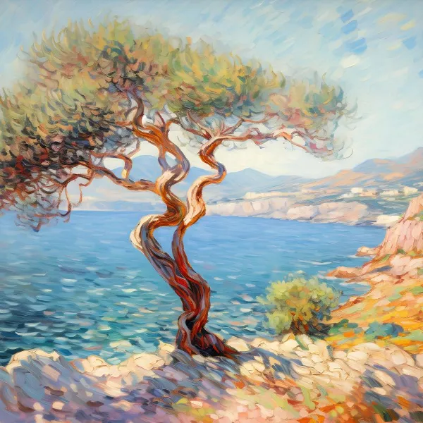 curved tree - Elena Avanesova