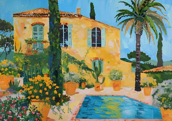 yellow house - Elena Avanesova