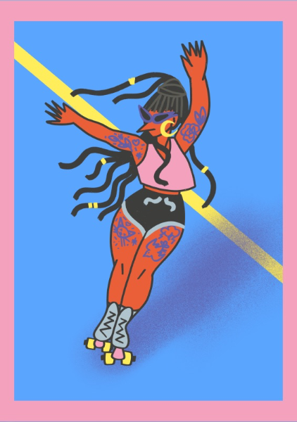 Roller Skater Girl - Alexandra Ramirez