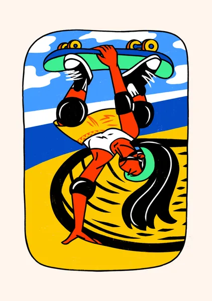 Skateboarding Girl - Alexandra Ramirez