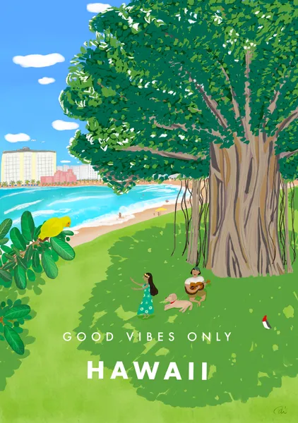 Good vibes only HAWAII - Hirai Ai