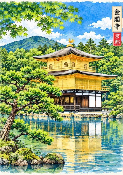 新緑の金閣寺 - MATSUTOMI HAYASHI