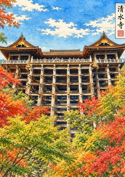 下から見た清水寺 - MATSUTOMI HAYASHI