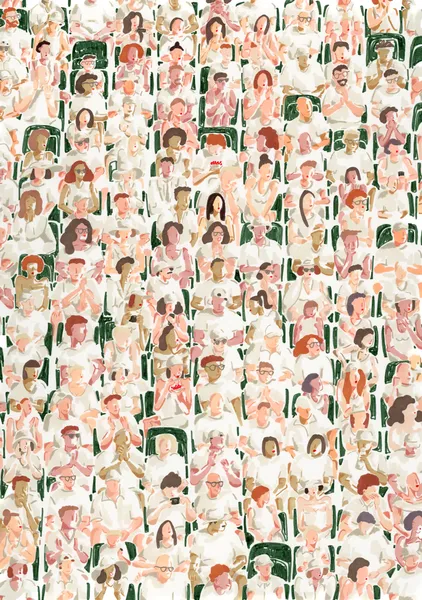 Tennis Audience - Marta Bazan