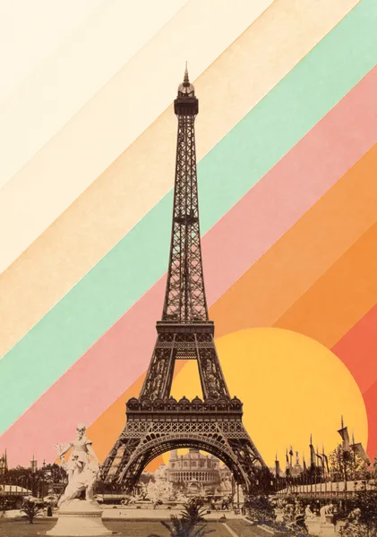 Rainbow Eiffel Tower Paris - Florent Bodart
