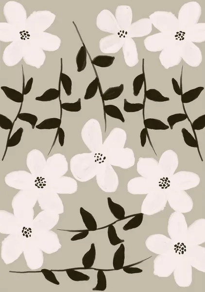 White Blooms in Sage - DOXOLOGY
